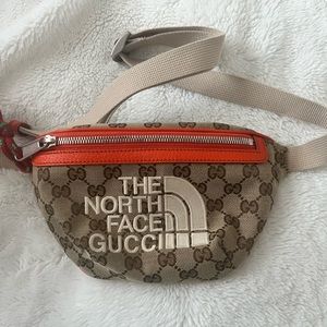 Gucci x North Face collab belt bag size 95